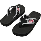 NHL Carolina Hurricanes Unisex Basic Flip Flops - Black (X-Small)