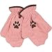 Dogs Unleashed Pink Paw Mitts Dog Drying Mitts