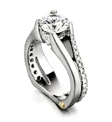 Ladies Gleam Diamond Engagement Ring