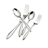 Lenox Sculpt 65-Piece 18/10 Stainless Flatware Set