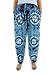 CandyHusky's Men Women Tie Dye Rayon Baggy Sport Casual Yoga Pants Elastic Waist