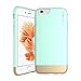 CaseCrown Lux Glider Case, Perfect Fit & Soft Interior, for iPhone 6 (Mint/Gold)