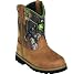 John Deere Big Kid JD3188 Pull-On Boot,Tan/Camouflage,4.5 M US Big Kid