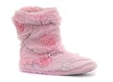 Dunlop Soft Faux Fur Rose Pink Womens Boot Slippers US Size S (US 6/7)