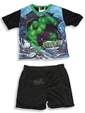 Hulk - Toddler Boys Shorty Pajamas, Black, Multi