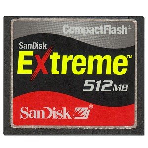 SanDisk Extreme 512MB CompactFlash Card
