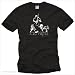 36 - Musik T-Shirt für Herren/Männer - Logo: JAZZ NIGHTS - Shirt Farbe: schwarz - Print: Siebdruck - Druck Farbe: weiß - Größe: XL extra large - Material: 100% Baumwolle - Label & Designer: ThirtySix T-Shirts - Style: vintage Design - Motiv: Soul Funk CD