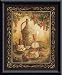 Art Poster Metal Framed Print - Tuscan Table - Orvieto - mini - Artist: Gregory Gorham- Poster Size: 10 X 8