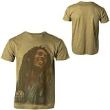 Billabong Men's stand Up Bob Marley Shirt Olive-2XL