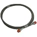 TPI A615 Stainless Steel Braided Hose, 72" Length, For Digital Manometers