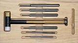 Pachmayr Deluxe Set Tool Brass 7 Punches/Hammer