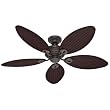 Hunter 23980 54-Inch Provencal Gold Bayview Ceiling Fan