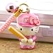 Sanrio Hello Kitty Freshman Costumed Club Activity Netsuke Cell Phone Strap (Baseball...
