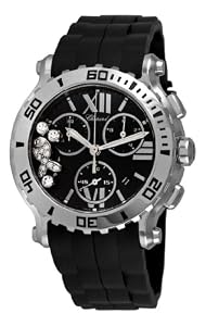 Chopard Women's 288499-3016 R Happy Sport Chronograph Rubber Black Dial Watch from MUSIC TRADE