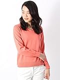 (ザ・スーツカンパニー) JAPAN QUALITY/Littlechic/ホールガーメント Vネックニット コーラル