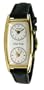 Pedre Women's Traveler Series Gold-Tone Dual Time Leather Strap Watch # 6645GX