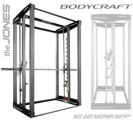 BodyCraft Light Commercial Jones Machine with 6' Aluminum Bar JONESLC, JB6A