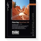 ProJet Elite Picture Rag 190gsm Warm Tone, Dual Sided, Smooth Surface, Archival Fine Art Inkjet Paper, Matte Surface, 8.5x 11, 25 Sheets.