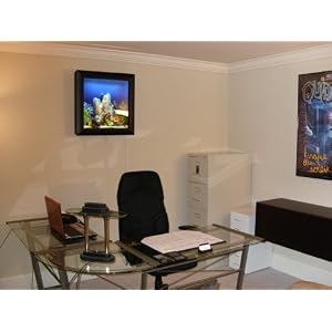 Aquavista 500 Wall Mounted Aquarium with Coral Reef Background