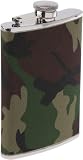 Keen Sport - 11625 - Flasque - 240 ml - Inox Gainée - Toile Camouflée - Bouchon Baionnette