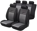 Zoom Produkt-Bild: WALSER AM12468 TOP Universal Autositzbezug Racing silber/schwarz