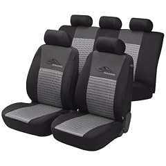 WALSER AM12468 TOP Universal Autositzbezug Racing silber/schwarz