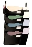 411oFkVqXfL. SL160  Officemate Grande Centrale Filing System, 4 Pockets, Black