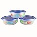 Ziploc Limited Holiday Edition Medium Round Containers, 3 Containers & Lids