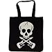 Tote Bag : SKULL WITH GUITARS