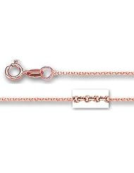 14K Rose Gold Cable Link Chain ( Width 1.1 mm)