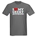 I Love My Geeky Boyfriend Dark T-Shirt