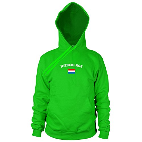 Oranje Niederlage – Herren Hooded Sweater, Größe: S, Farbe: grün