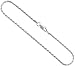 Sterling Silver 1.8 mm Italian Diamond Cut Rope Chain, Nickel Free, 7, 8, anklet, 16, 18, 20, 22, 24, 30,