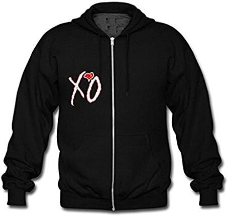 Custom Unisex The Weeknd XO Boy's or Girl's Full Zip Hoodie Sweatshirt