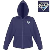 San Diego Padres MLB Hoody Full Zip Hooded Sweatshirt For Women (Navy)