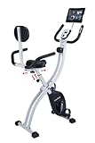Innova Dual Function Folding Upright Bike with Backrest