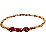 Washington Redskins Titanium (Double Braid) Core Sport Necklace - 21 Inch