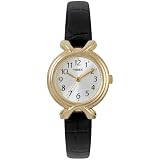 Timex Ladies Classic Black Leather Strap Watch #T5M743 by Timex