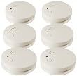 mumbi RM106 Rauchmelder: 6 x optischer Rauch Melder / Feuermelder / Brandmelder gepr�ft nach DIN EN 14604