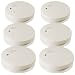 mumbi RM106 Rauchmelder: 6 x optischer Rauch Melder / Feuermelder / Brandmelder gepr�ft nach DIN EN 14604