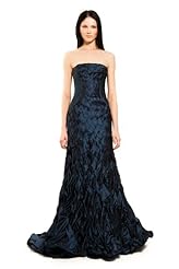 Applique Crystals Lace Beaded Crystal Chiffon/Taffeta/Tulle Mermaid Wedding Dress 