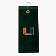 Miami Hurricanes Embroidered Towel from Team Golf