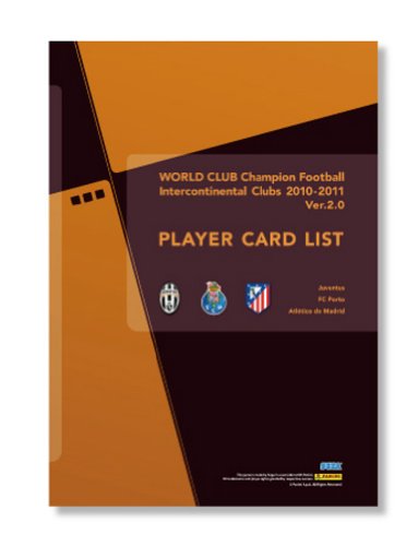 WCCF Intercontinental Clubs 2010-2011 Ver.2.0 オフィシャルカードバインダー用追加リフィル