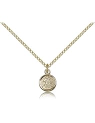Gold Filled Guardian Angel Pendant