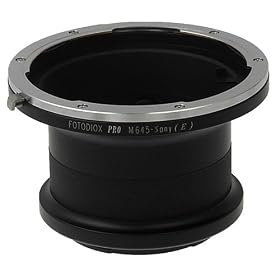 Fotodiox Pro Lens Mount Adapter, Mamiya 645 Mount Lens - Sony NEX Camera Camcorder Adapter, fits Sony NEX-3, NEX-5, NEX-5N, NEX-7, NEX-7N, NEX-C3, NEX-F3, Sony Camcorder NEX-VG10, VG20, FS-100, FS-700