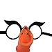 Crazy Night Flesh Pecker Nose with Eyeglasses Hen / Bachelorette Night Party Favors Pack of 1Pcs Eyeglasses 4Pcs Straws