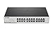 D-Link Ethernet Switch, 24 Port Gigabit Easy Smart Managed Network Internet Desktop or Rack Mountable (DGS-1100-24), Black & Gray