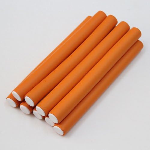 Aisilk (Length=7inch, Diameter=0.78inch) 10pcs Big Large Magic Sponge Foam Spiral Hair Roll Bender Beauty Bendy Twistee Maker Twist Twisted Twisting Curler Curling Curl Roller Rolling Stick Rod ---Natural Way and No heat