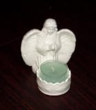 Ceramic Praying Angel Candle Holder