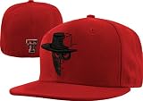 Texas Tech Red Raiders Mascot Fitted College Cap